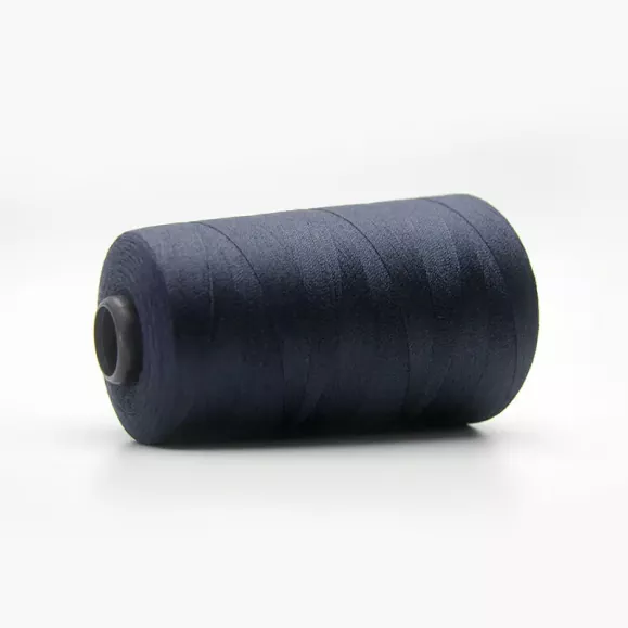 Warna-warni Double Mercerized Poly Core Spun Thread kanggo Jahit